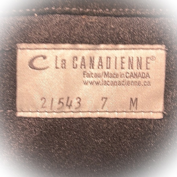 💕Beautiful Tall Black La Canadienne Heeled Boots💕 - Picture 8 of 10